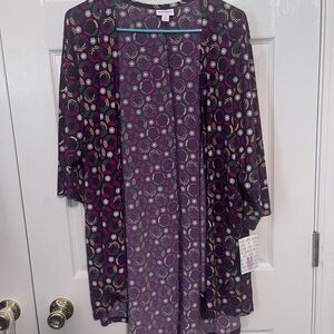 LuLaRoe Multicolor Lindsay Kimono